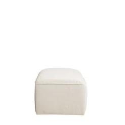 NOOR Pouf pour canapé modulable en tissu bouclette