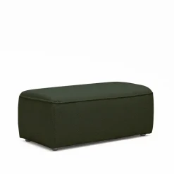 NOOR Pouf pour canapé modulable en tissu bouclette
