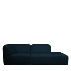 NOOR Pouf pour canapé modulable en tissu bouclette