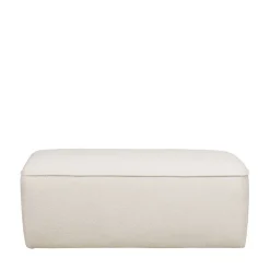 NOOR Pouf pour canapé modulable en tissu bouclette