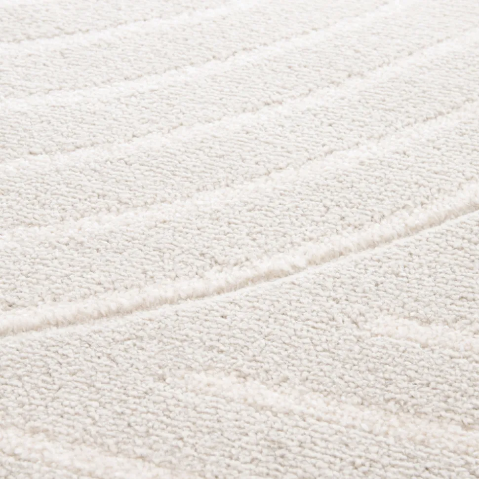 NORA Tapis contemporain à motif géométrique