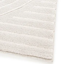 NORA Tapis contemporain à motif géométrique