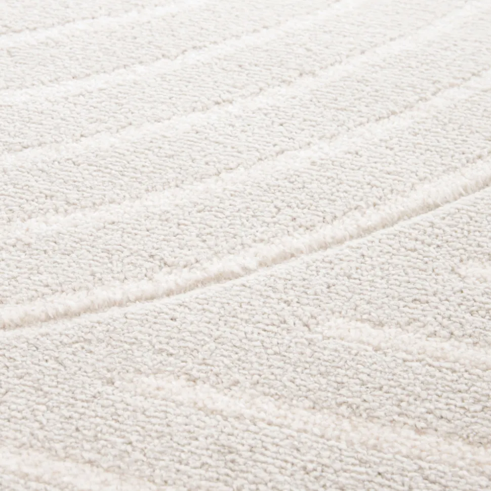 NORA Tapis contemporain à motif géométrique