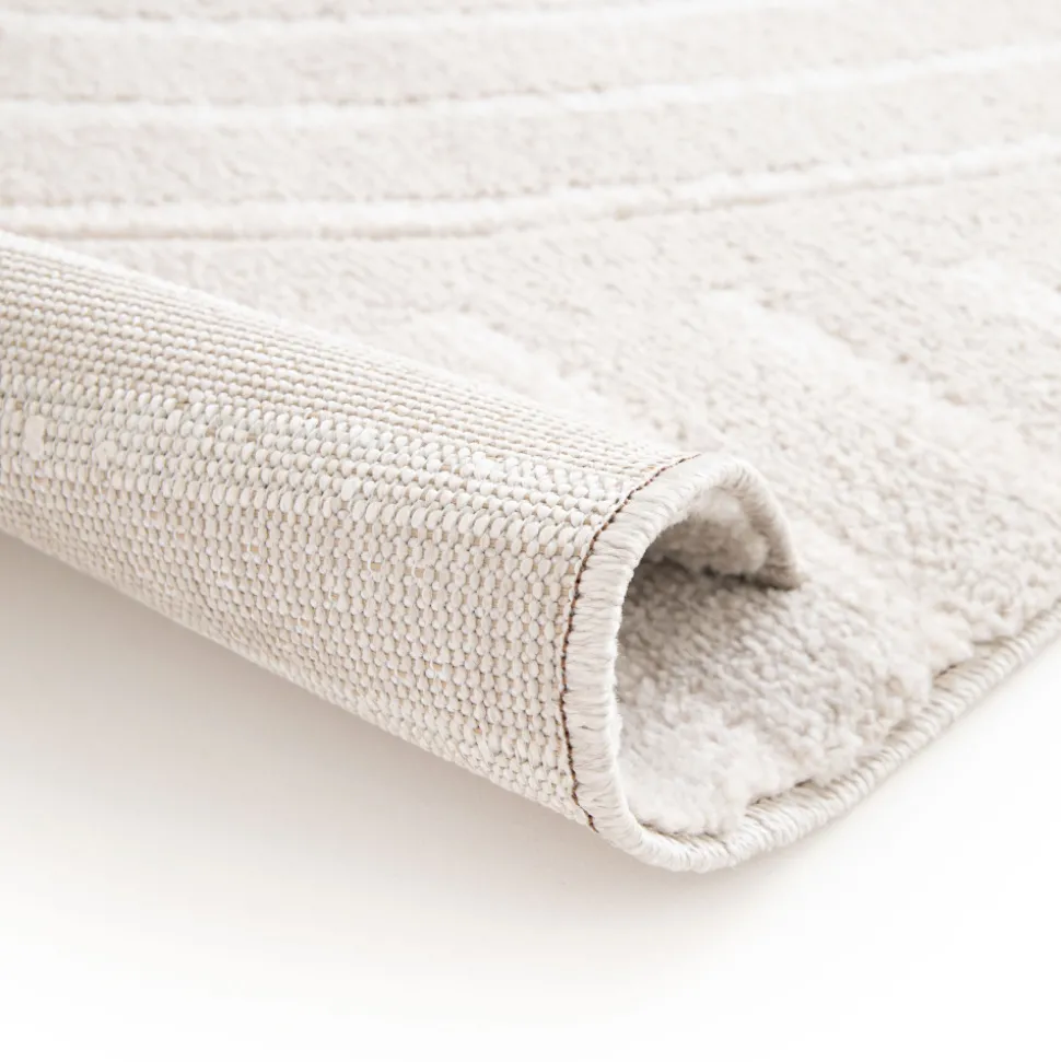 NORA Tapis contemporain à motif géométrique