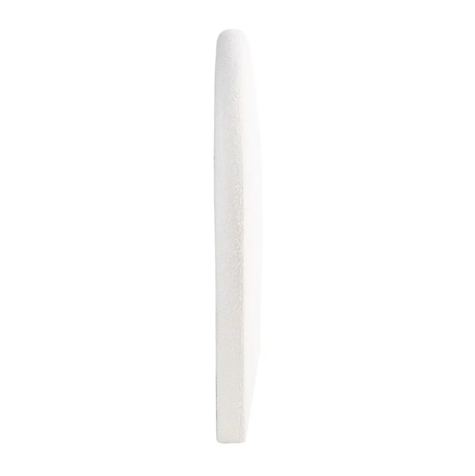 NOUSSA Tête de lit en tissu bouclette demi-lune L170cm
