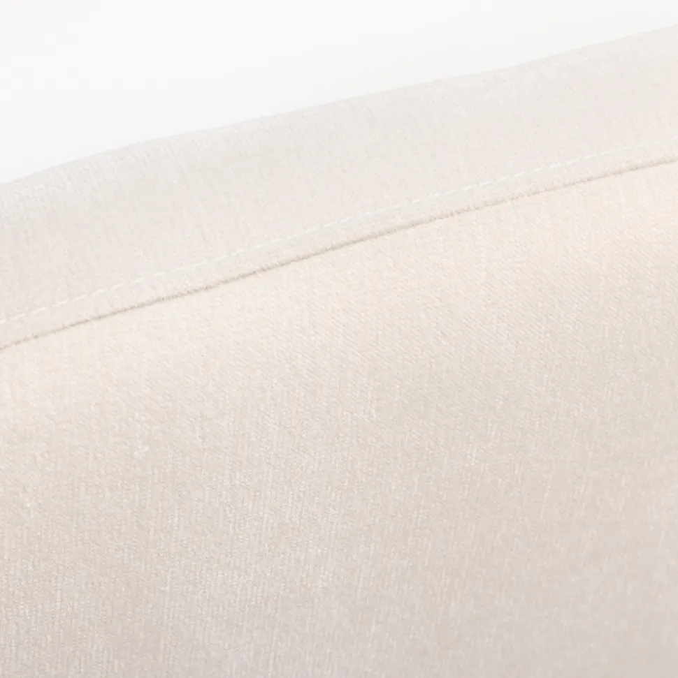NOUSSA Tête de lit en tissu chenille demi-lune L150cm