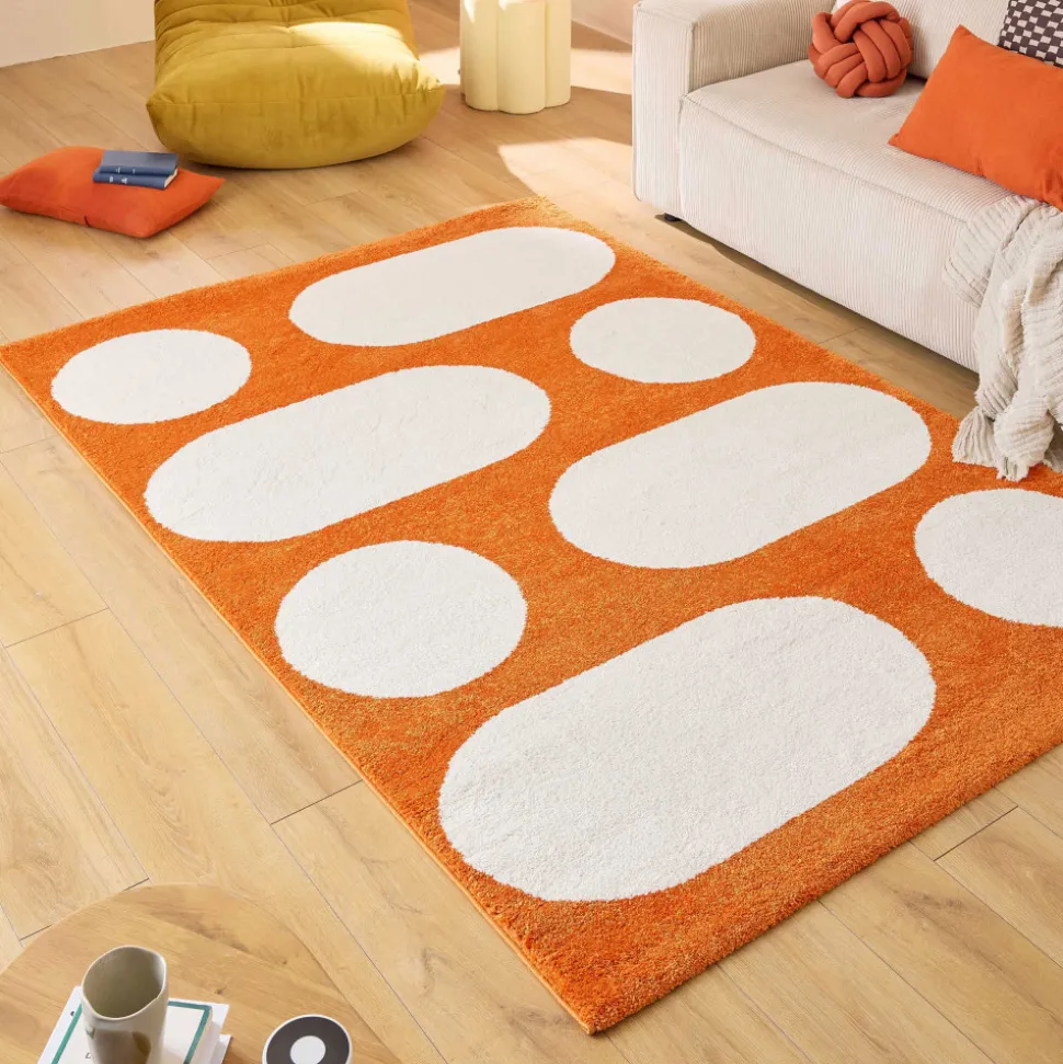 NOVA Tapis vintage à motif rond