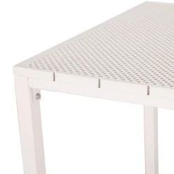 ORKA Ensemble table et chaises de jardin 4 personnes en métal
