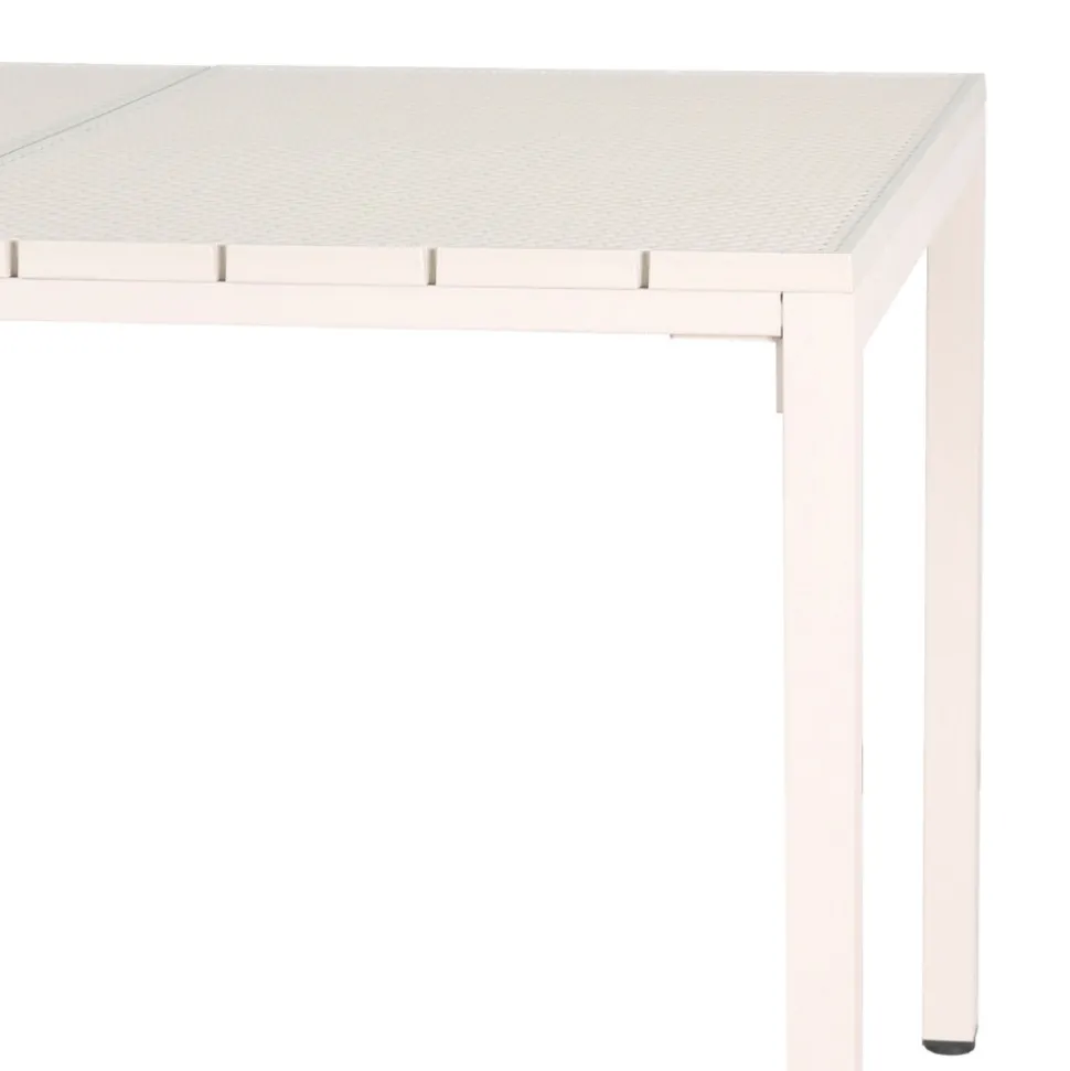ORKA Ensemble table et chaises de jardin 4 personnes en métal
