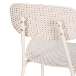 ORKA Ensemble table et chaises de jardin 4 personnes en métal