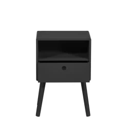 OZZY Table de chevet 1 tiroir, 1 niche en bois