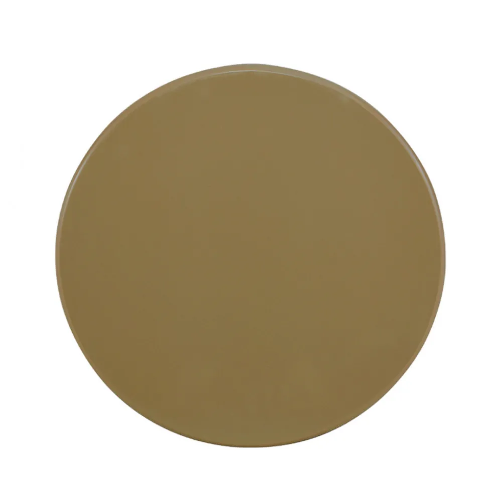 PALOMA Table basse ronde en bois laqué ø80cm
