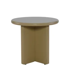 PALOMA Table d'appoint ronde en bois laqué ø50cm