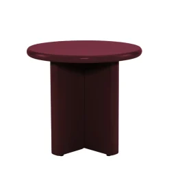 PALOMA Table d'appoint ronde en bois laqué ø50cm