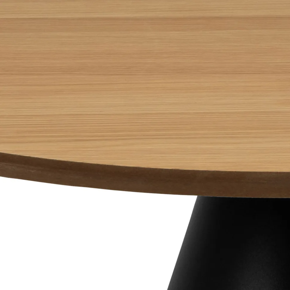 PARIDES Table basse ronde en bois ø65cm