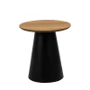 PARIDES Table d'appoint ronde en bois ø45cm