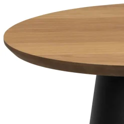 PARIDES Table d'appoint ronde en bois ø45cm