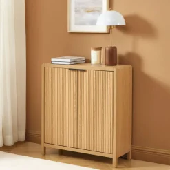 PAULA Buffet 2 portes en bois L75cm