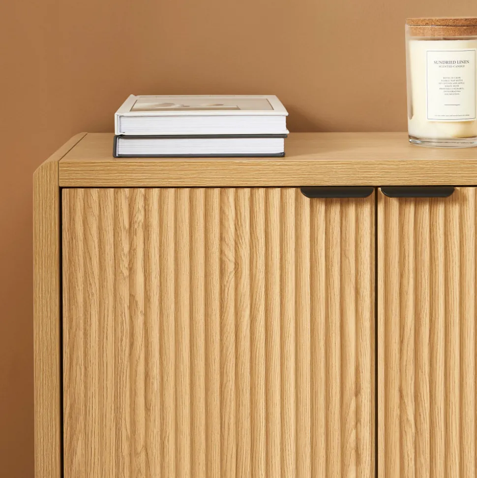 PAULA Buffet 2 portes en bois L75cm