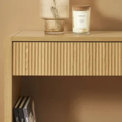 PAULA Console 2 tiroir en bois L120cm