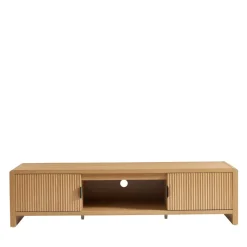 PAULA Meuble TV 2 portes en bois L160cm