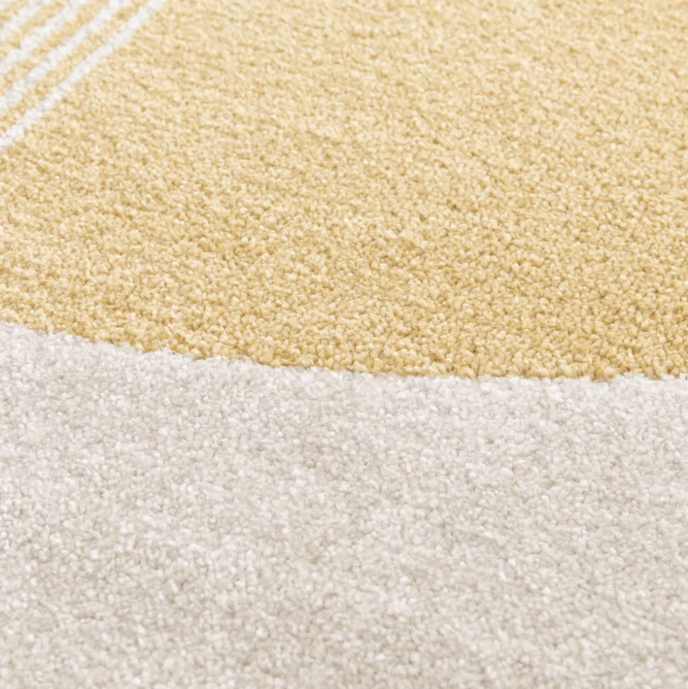 PILO Tapis à motifs géométriques arrondis