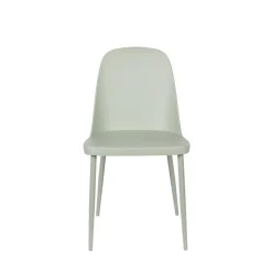 PIP Lot de 2 chaises en résine et métal