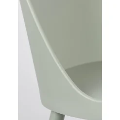 PIP Lot de 2 chaises en résine et métal