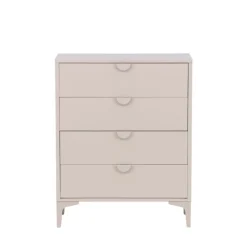 PIRING Commode 4 tiroirs en métal L78cm
