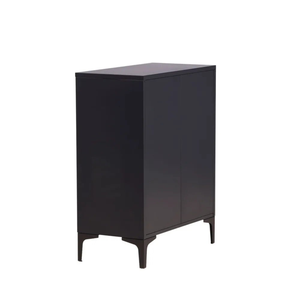PIRING Commode 4 tiroirs en métal L78cm