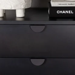 PIRING Commode 4 tiroirs en métal L78cm