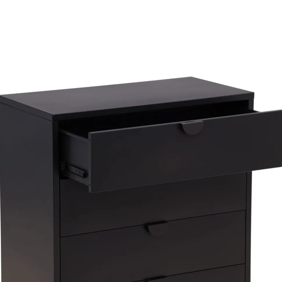 PIRING Commode 4 tiroirs en métal L78cm