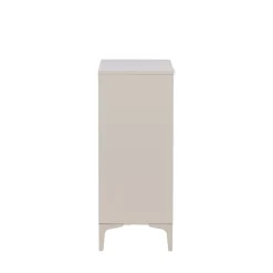 PIRING Commode 4 tiroirs en métal L78cm