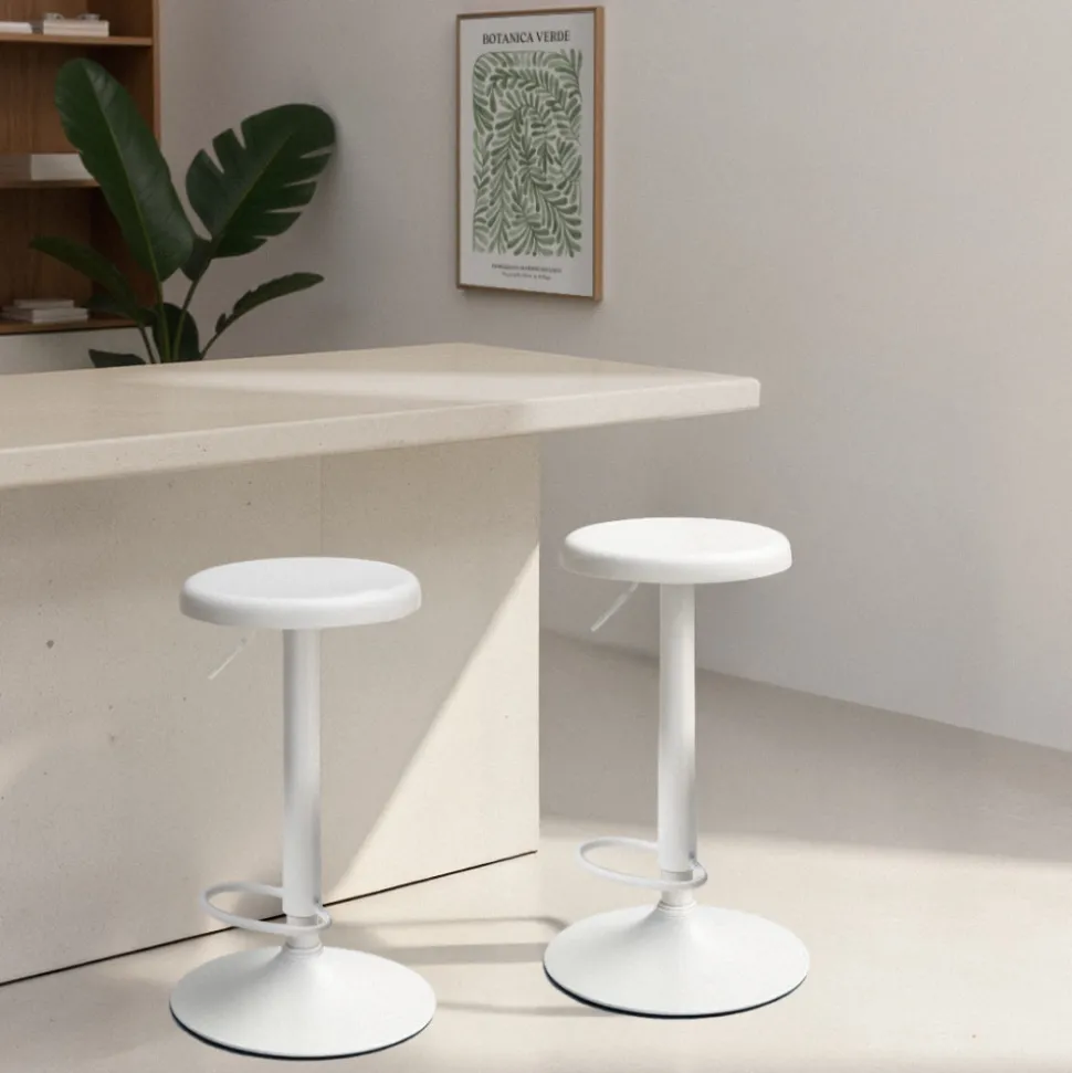POP Tabouret de bar réglable en métal H60-81cm