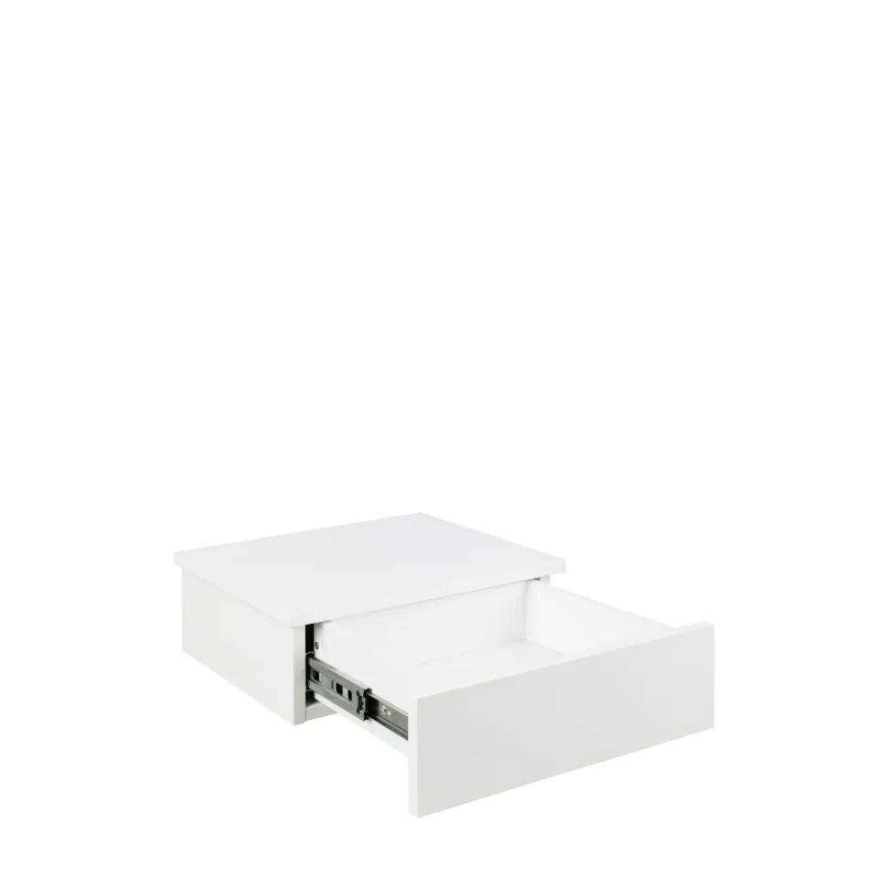 PUERTO Table de chevet murale 1 tiroir en bois
