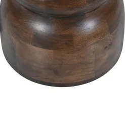 PULAU Table d'appoint en bois massif ø33,5cm