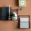 REJA Porte-revues mural en métal L40cm