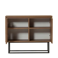 ROA Buffet 2 portes en bois et métal L90cm