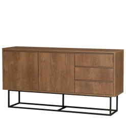 ROA Buffet 2 portes en bois et métal L140cm