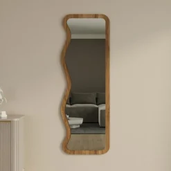 RONDA Miroir sur pieds en bois 50x160cm
