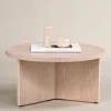 SALTO Table basse ronde en bois ø85cm