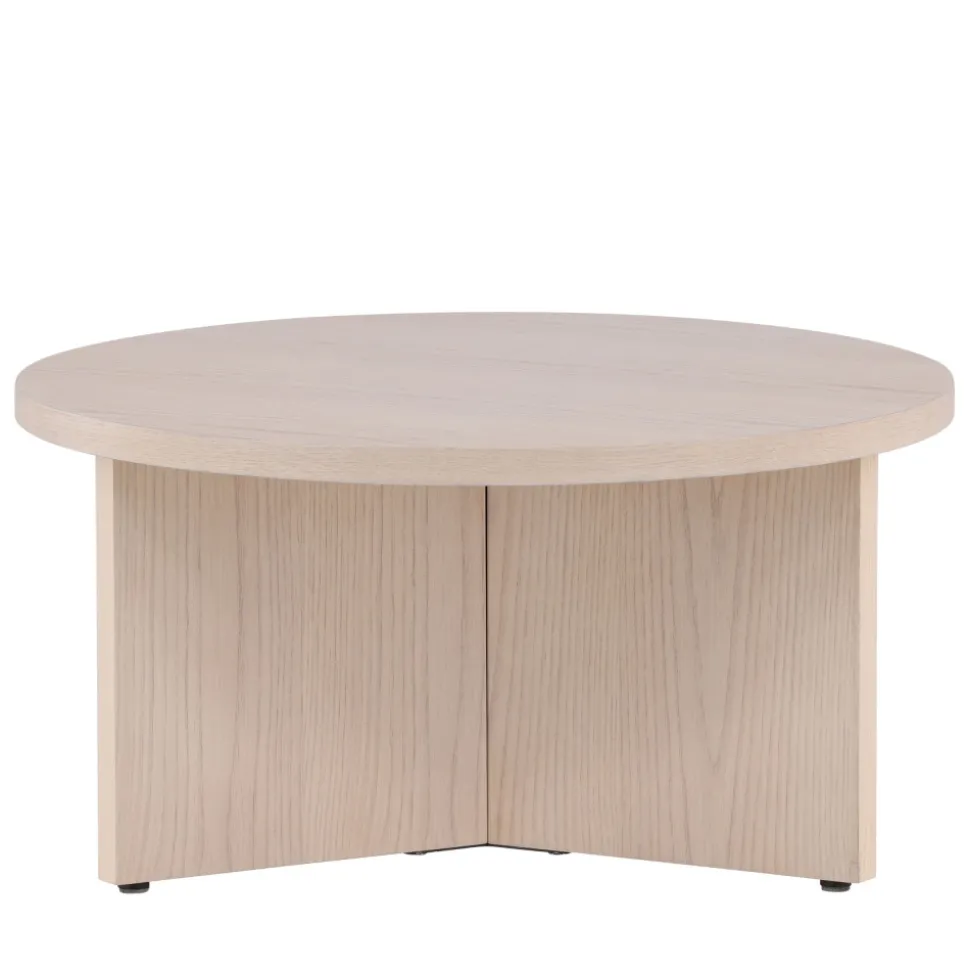 SALTO Table basse ronde en bois ø85cm