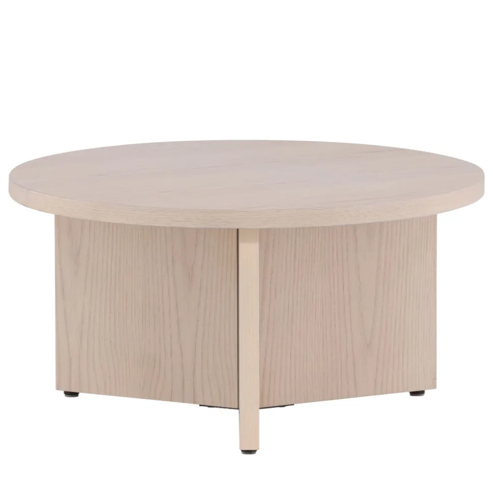 SALTO Table basse ronde en bois ø85cm