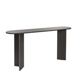 SAM Console ovale en bois L150cm
