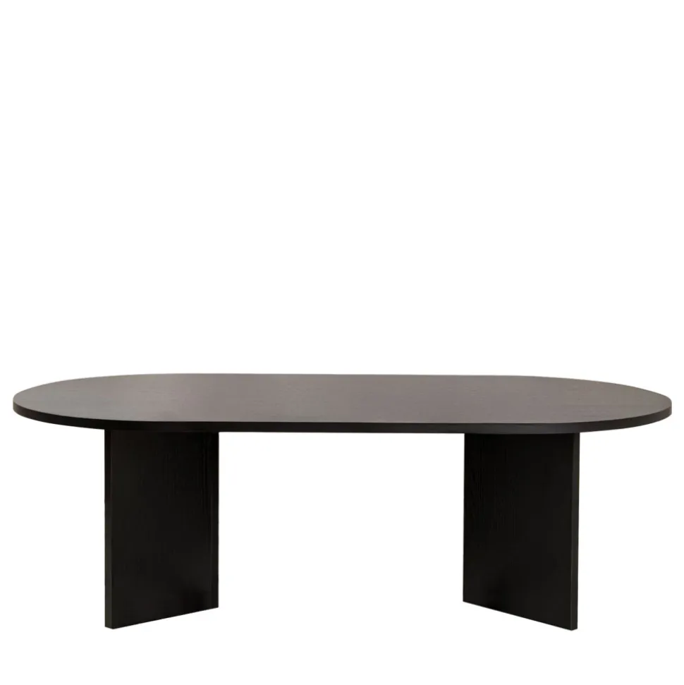 SAM Table basse ovale en bois 119x60cm