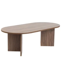 SAM Table basse ovale en bois 119x60cm