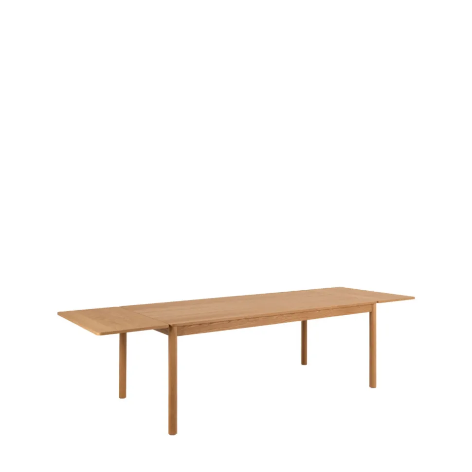 SAVACOU Table à manger extensible 8 à 12 personnes en bois 200-300x100cm