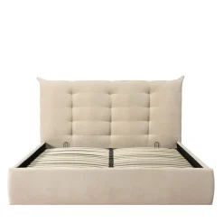 SERENITA Lit coffre en tissu 160x200cm