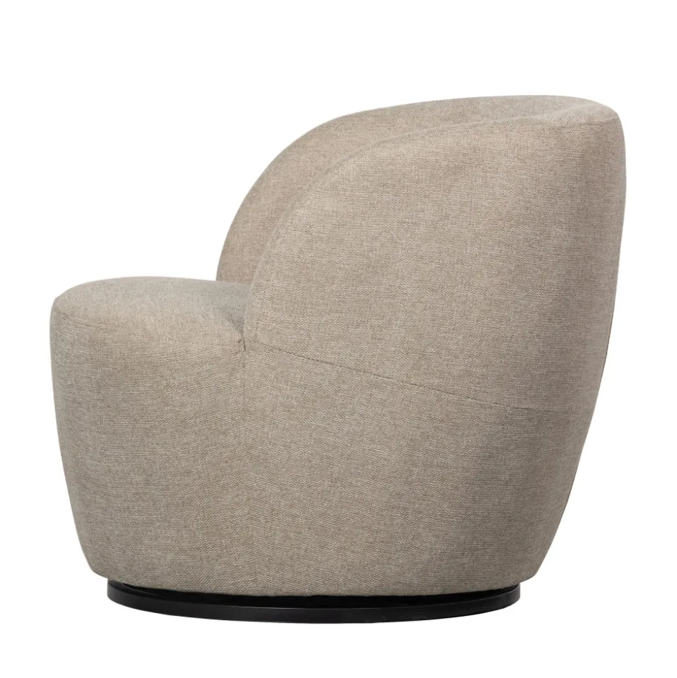 SERRA Fauteuil pivotant design en tissu