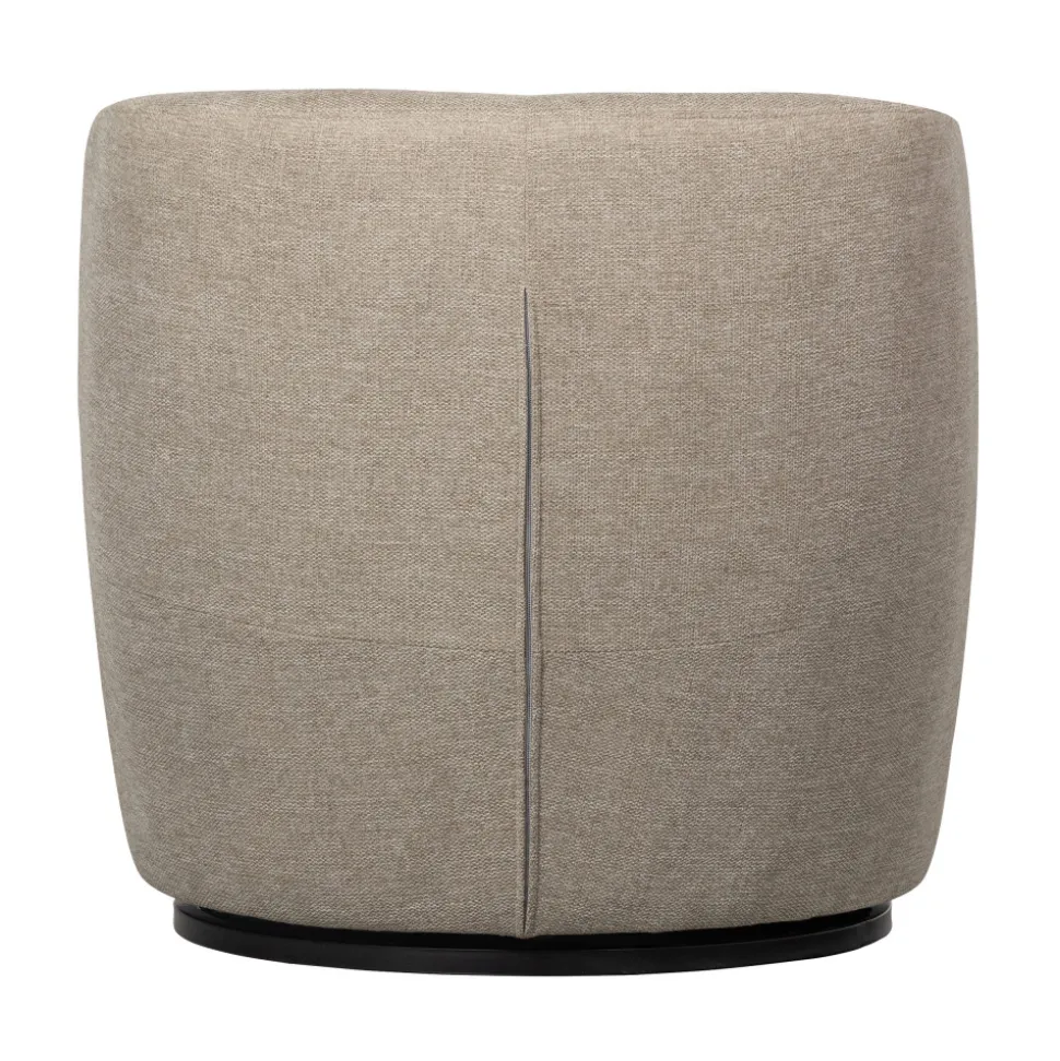 SERRA Fauteuil pivotant design en tissu